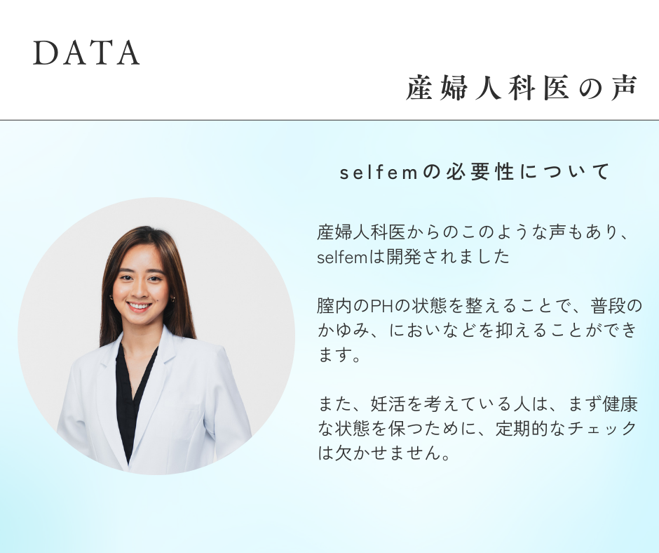 selfem デリケートゾーンチェックツール （おりもの検査キット）